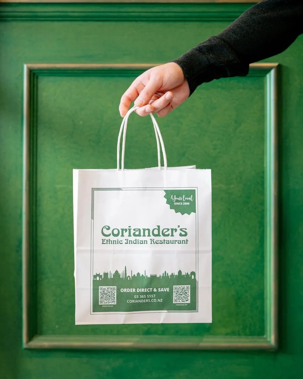 Coriander's dishes ready to enjoy