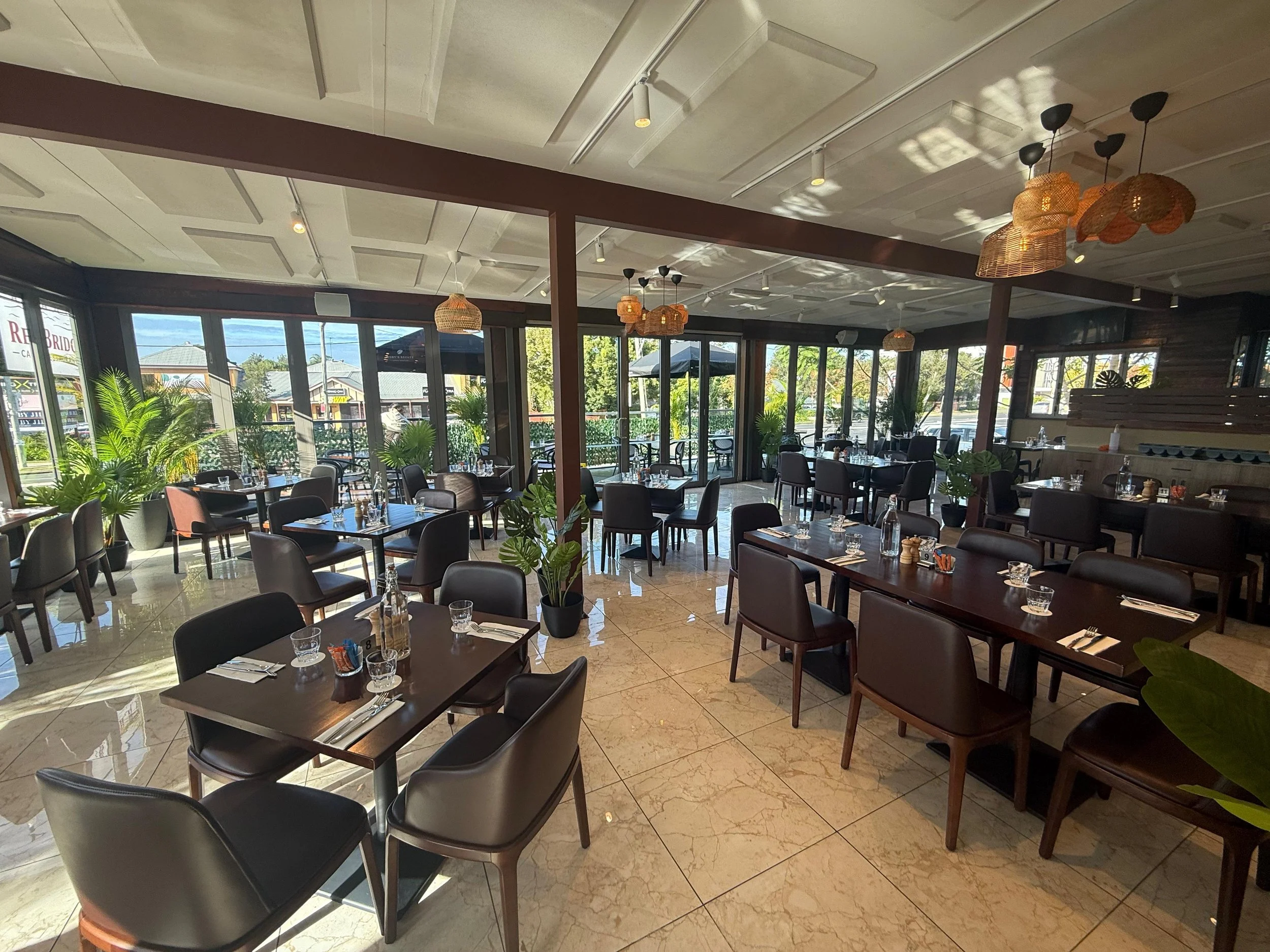 The Red Bridge dining room